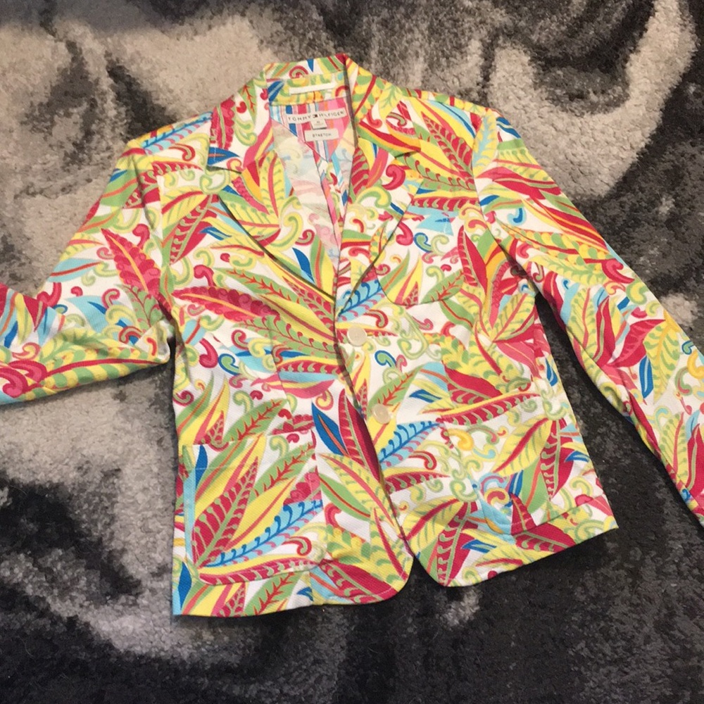 VTG Tommy Hilfiger Psychedelic Blazer 🍄